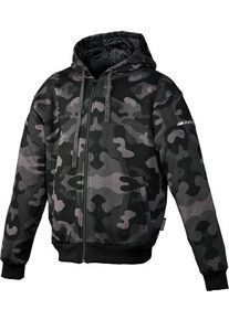 GC Bikewear Chief, capuchonsweater , kleur: zwart/grijs/lichtgrijs , maat: S
