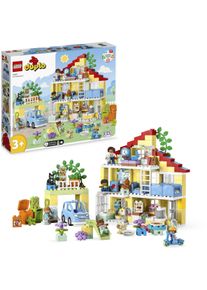 Lego® Konstruktionsspielsteine »3in1 Familienhaus (10994), Lego® DUPLO«, (218 St.), Made in Europe