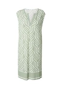 s.Oliver BLACK LABEL Sukienka dla kobiet pastelowy zielony / biały Rozmiar 48