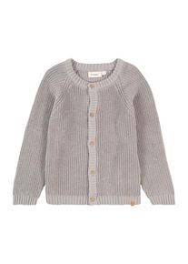 Lil'Atelier Geacă tricotată 'NMNEmlen' Băieţi gri, Mărimea 116