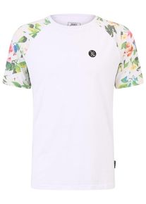 Just Rhyse Heren Shirt 'Port Salerno' groen / rosa / zwart / wit M