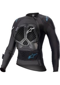 Alpinestars Stella Bionic Action V2, protector jacket women , color: Black/Blue , size: M