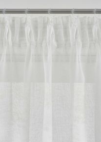 bonprix Zasłona w liście (1 szt.) zielony Wys/szer. 145/135 cm