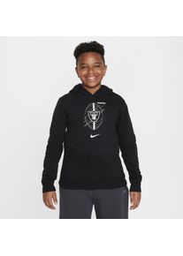 Las Vegas Raiders Icon Nike NFL-hoodie voor kids - Zwart