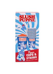 Slush Puppie Paper Cups (x 20)&Straws