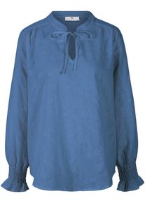 Peter Hahn - Blouse, blauw, Maat 36, katoen
