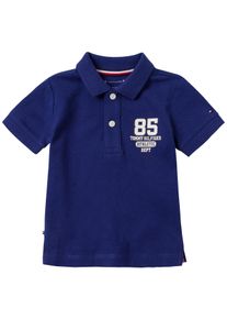 Tommy Hilfiger T-Shirt-Body »Baby Collegiate Polo S/S«, (1 Tlg.), Mit AufgesticktemMarkenlabel blau, Größe 80 - N-Gr, Poloshirt von Tommy Hilfiger...