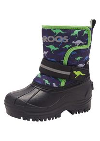 Kangaroos Winterlaarzen "Shell" zwart/donkerblauw/groen - 39% | Maat: