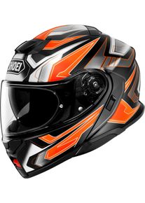Shoei Neotec 3 Anthem, flip up helmet , color: Black/Orange/White/Grey , size: L