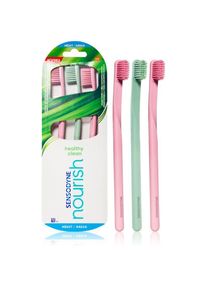 Sensodyne Nourish Healthy Clean spazzolini da denti 3 pz