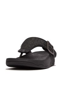 fitflop Trakk ii mens buckle two-tone canvas toe-thongs