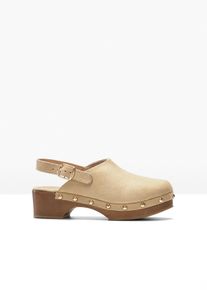 Pantolette-sandaalit, beige, 39, bonprix