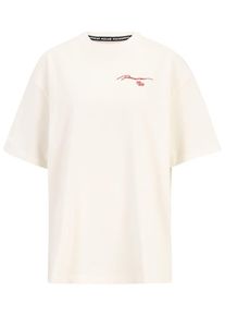 Rocawear Koszulka oversize 'Crown' dla kobiet szary / czerwony / czarny / biały Rozmiar L