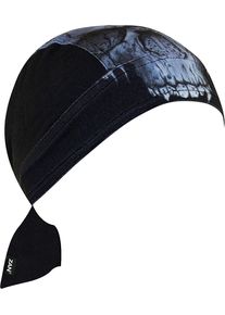 Zan Headgear Flydanna SF Midnight Skull, bandana , color: Black/White , size: One Size