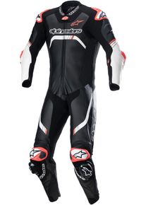 Alpinestars GP Tech V4, leather suit 1pcs. perforated , color: Black/White , size: 54