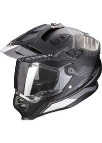 Scorpion ADF-9000 Air Desert, adventure helmet , color: Matt Black/Silver , size: XL