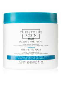 Christophe Robin Purifying Mask with Thermal Mud maschera detergente per capelli esposti all’inquinamento 250 ml