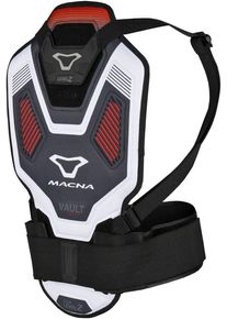 Macna Vault, protetor de costas Nível 2 , cor: Preto/Branco/Vermelho , tamanho: S