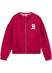 Lapset Lasten collegetakki luomupuuvillasta, pinkki, 116/122, bonprix