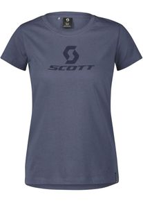 Scott Icon, t-shirt femmes , couleur: Bleu/Bleu Fonc&eacute; , taille: XS