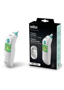 Braun Ohr-Fieberthermometer »ThermoScan 6 Ohrthermometer IRT6515« Inklusive 21 Einweg Schutzkappen in weiß