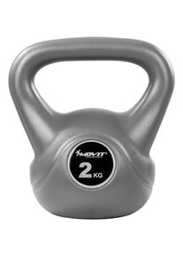 Movit Kettlebell 2 kg szürke/fekete