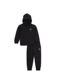 Ensemble deux pièces avec sweat à capuche Jordan MJ Brooklyn Fleece pour bébé (12-24 mois) - Noir