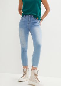 Muotoilevat, vajaamittaiset farkut, mid waist, sininen, 52, bonprix