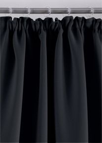 bonprix S&ouml;t&eacute;t&iacute;tő f&uuml;gg&ouml;ny sokf&eacute;le m&eacute;retben (1 db), fekete, mag./sz&eacute;l.: 145/130 cm