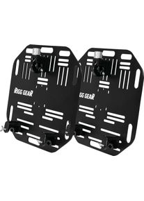 Nelson Rigg Quick Release, plaques de montage pour sacoches , couleur: Noir