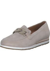 Gabor Dames Mocassins 'Comfort 42.415' lichtbeige / wit 35.5