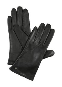 Roeckl Dames Vingerhandschoenen 'Frankfurt' grijs / zwart L
