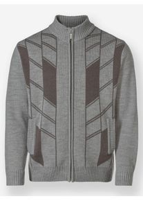 Marco Donati Heren Vest in grijs gemêleerd ,maat 48, Witt, 70% Polyacryl, 30% Wol