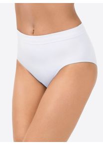wäschepur Dames Tailleslip in wit ,maat 38, Witt, 97% Katoen, 3% Elastan