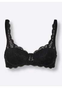 Triumph Damen Schalen-BH mit Bügel in schwarz ,Größe 85A, Witt, 55% Polyamid, 19% Baumwolle, 18% Elasthan, 8% Polyester