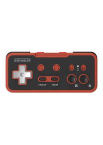 retro-bit Origin8 2.4 GHz Wireless - Red & Black - Wireless Controller - Nintendo NES