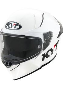 KYT R2R Plain, integraalhelm , kleur: Wit , maat: L