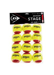 Dunlop Tennisball Stage 3 RED 12-pack in Polybag