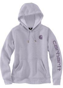 Carhartt Clarksburg Logo, hoody vrouwen , kleur: Lichtpaars/Donkerpaars , maat: L