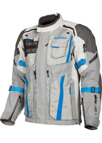 Klim Badlands Pro, textile jacket Gore-Tex , color: Light Grey/Blue/Dark Grey , size: L
