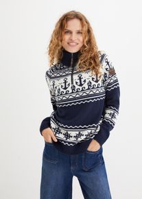 Merihenkinen norjalaisneule, sininen, 40/42, bonprix