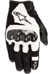 Alpinestars SMX-1 Air V2, gants , couleur: Noir/Blanc , taille: 3XL