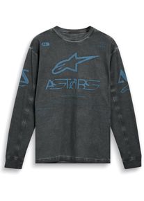 Alpinestars Nook Knit, t-shirt long sleeve , color: Dark Grey/Blue , size: XXL