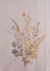 Pitsiverho hein&auml;painatuksella (1 kpl/pakkaus), valkoinen, K/L: 60/40 cm, bonprix