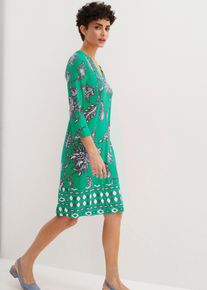 bonprix Femei Rochie din tricot verde 40/42