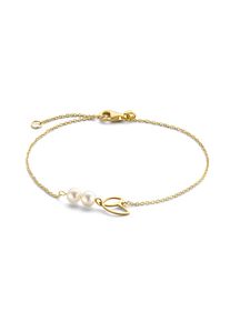 Isabel Bernard Dames Armband goud / parelwit One Size