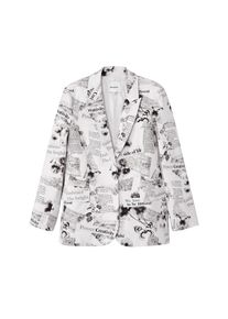 Desigual Dames Blazers grijs / zwart / wit 40