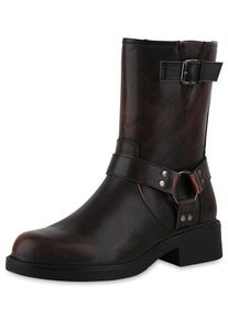 VAN HILL Stiefel 'Allison' Damen dunkelbraun Größe 36