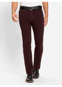 Heren Broek in bordeaux ,maat 48, WITT, 98% Katoen, 2% Elastan
