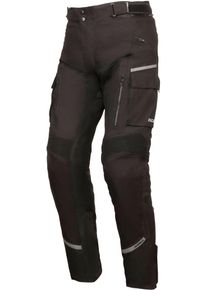 Modeka Trohn, textile pants waterproof , color: Black , size: Short XXL